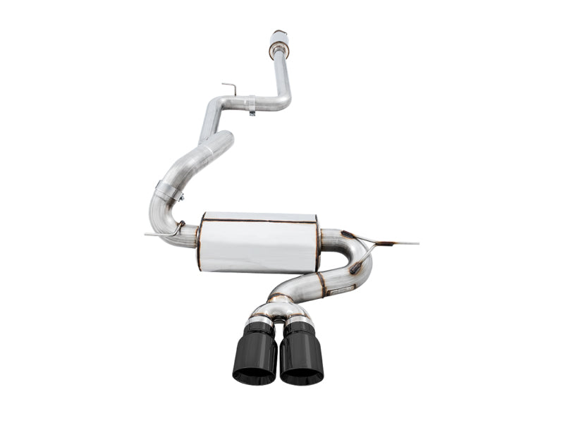 AWE Tuning Ford Focus ST Touring Edition Cat-back Exhaust - Resonated - Diamond Black Tips 3020-33040 3020-33040 Photo - out of package