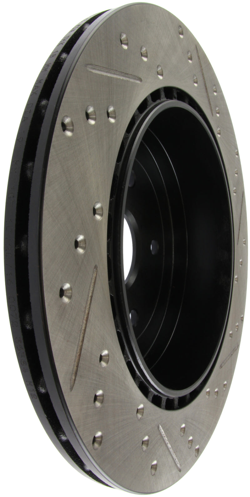 StopTech Sport Drilled/Slotted Brake Rotor; Rear Right 127.47030R Photo - Primary