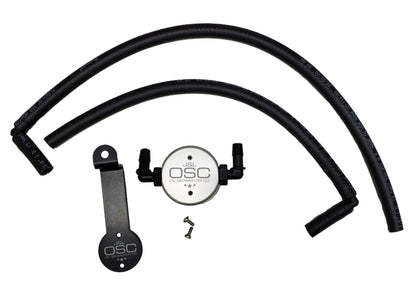 J&L 05-22 Toyota 4Runner 4.0L Driver Side Oil Separator 3.0 - Clear Anodized 3107D-C 3107D-C Photo - Primary