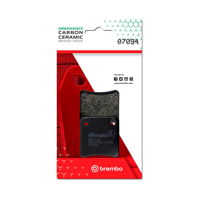 Brembo OE Honda Dn-01/Honda Fjs/Honda Silverwing/Honda X-Adv/Piaggio X10 Carbon Ceramic Brake Pad 07094 07094 User 1