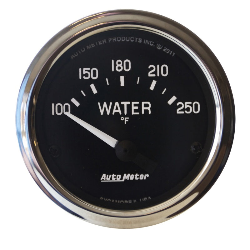 Autometer Gauge, Water Temp, 2 1/16", 100-250 Deg F, Electric, Cobra 201015 Photo - Primary