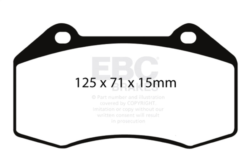 EBC Disc Brake Pad Set DP41539R Photo - Primary