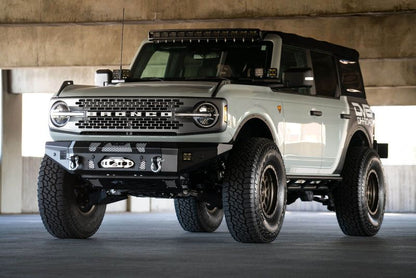 DV8 Offroad 2021+ Ford Bronco Front Bumper Winch Capable w/ Optional Bull Bar/Aux Light Opening FBBR-01 FBBR-01 User 1
