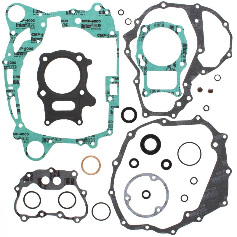 Vertex Pistons Vertex Gaskets 02-14 Honda TRX250TE Recon Complete Gasket Kit w/ Oil Seals 811905 811905 Photo - Primary