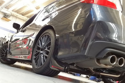 Rally Armor  15+ Subaru WRX & STi Sedan Only UR Black Mud Flap MF32-UR-BLK/LBL User 6