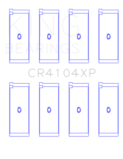 King Engine Bearings King Audi/VW 83-03 1.6L/1.8L/2.0L (Size +0.25) Performance Rod Bearing Set CR4104XP0.25 CR4104XP0.25 Photo - Primary