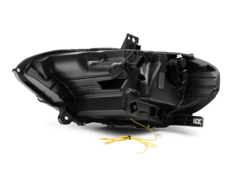 Raxiom 18-23 Ford Mustang GT EcoBoost LED Projector Headlights- Blk Housing (Clear Lens) 412122 412122 Photo - Close Up