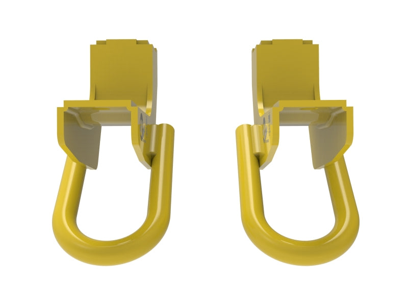 aFe Toyota Tundra 2022 V6-3.5L (tt) Front Tow Hook Yellow 450-72T001-Y 450-72T001-Y Photo - Unmounted
