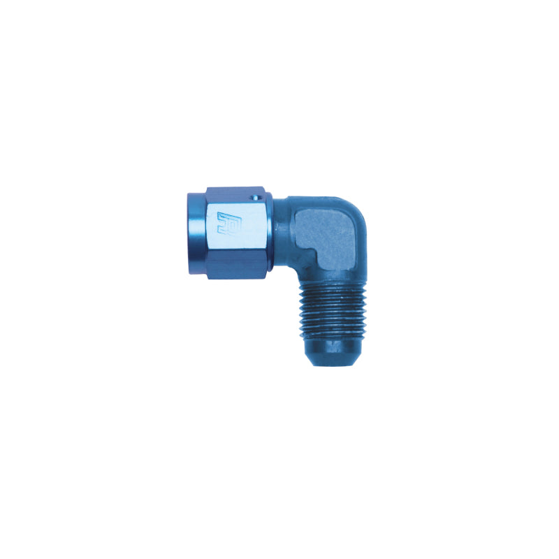 Russell -8 AN 90° Female AN To Male AN (Blue Finish) 614808 Photo - Primary