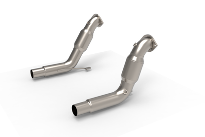 Kooks Headers Kooks 20-24 Ford Exployer ST/Aviator 3in x 2-1/2in Stainless Steel GREEN Catted Downpipes 15113300 15113300 Photo - Primary