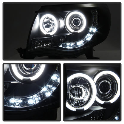 Spyder Toyota Tacoma 05-11 Projector Headlights CCFL Halo LED Blk Smke PRO-YD-TT05-CCFL-BSM 5079046 5079046 User 1