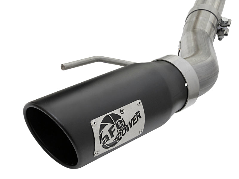 aFe MACH Force-Xp 3in Stainless Steel Cat-Back Exhaust System w/Black Tip: 49-43045-B Photo - Close Up