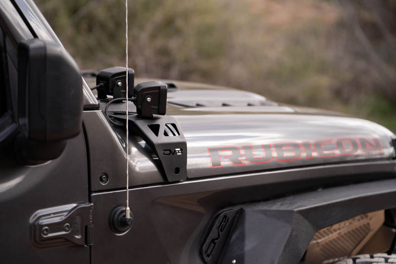 DV8 Offroad 18-22 Jeep Gladiator JT Cowl Light Bar Bracket LBJL-04 LBJL-04 User 9
