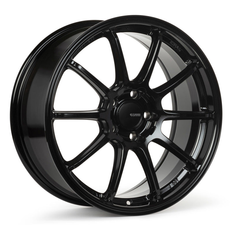 Enkei TRIUMPH 18x8.5 5x100 45mm Offset 72.6mm Bore Gloss Black Wheel 543-885-8045BK