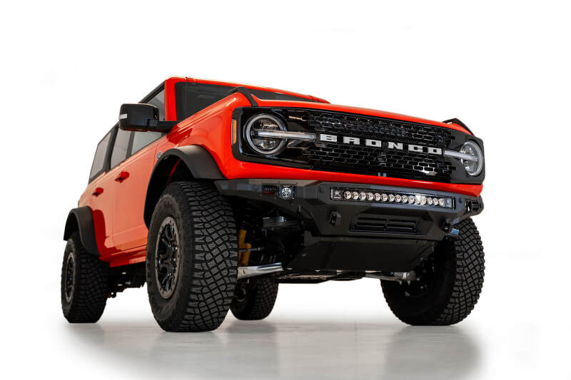 Addictive Desert Designs 2021+ Ford Bronco Stealth Fighter Front Bumper Skid Plate Kit AC23007NA03 AC23007NA03 Photo - Mounted