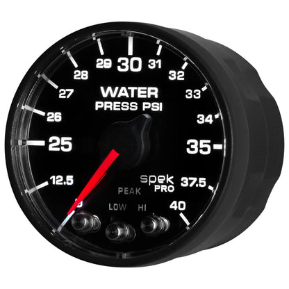 Autometer Spek-Pro - Nascar 2-1/16in Water Press 0- 40 psi Bfb P551328-N1 P551328-N1 User 4
