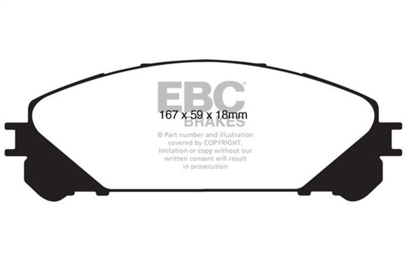 EBC Disc Brake Pad Set DP61837 Photo - Primary