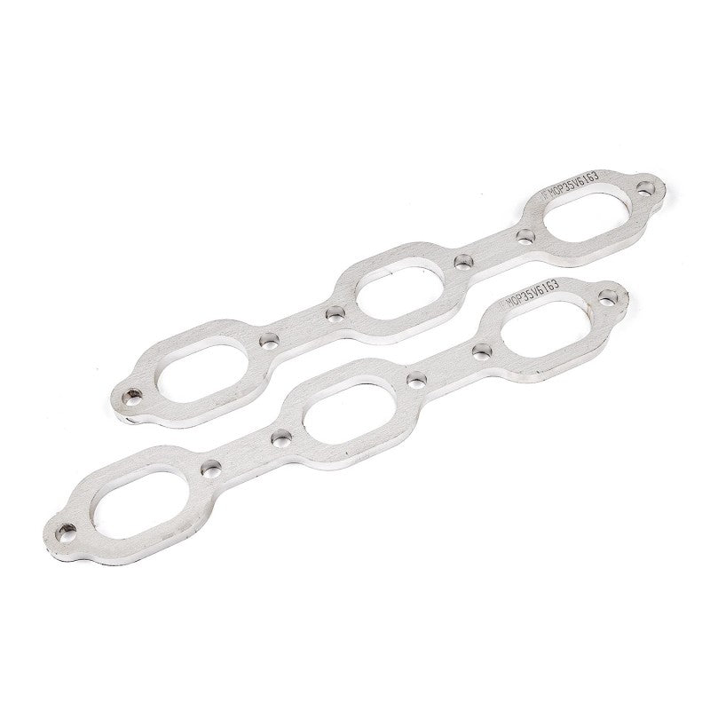 Stainless Works Mopar 3.5L V6 Flat Oval Port Header 304SS Exhaust Flanges 1-5/8in Primaries HFMOP35V6163 HFMOP35V6163 Photo - Primary