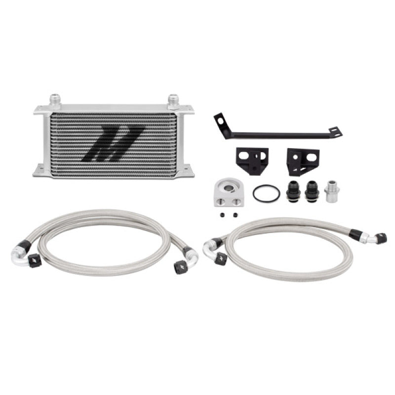 Mishimoto Oil Cooler Silver Ford Mustang Ecoboost 2015+ MMOC-MUS4-15 Photo - Primary