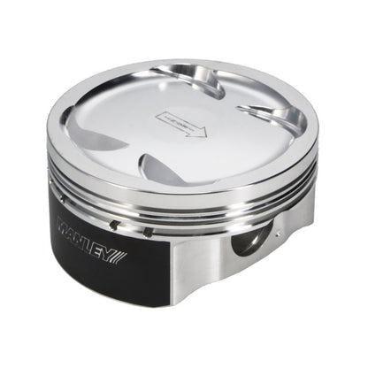 Manley 04+ Subaru WRX STi (EJ257) 83mm Stroker 100mm +0.5mm Bore 9.8:1 Dish Piston Set with Rings 622105C-4 622105C-4 Photo - out of package