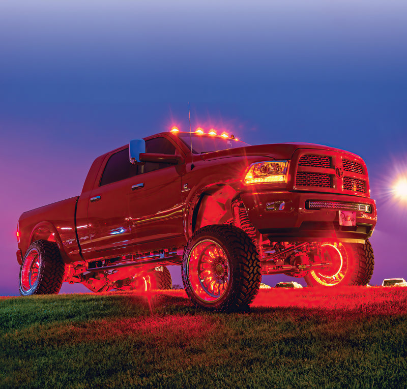ORACLE Lighting Oracle LED Illuminated Wheel Rings - Double LED - Red 4228-003 4228-003 Photo - lifestyle view