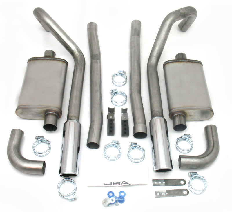 JBA 65-70 Ford Mustang 260-428 409SS Dual Under Rear Valance Header Back Exhaust 40-2655 40-2655 Photo - Primary