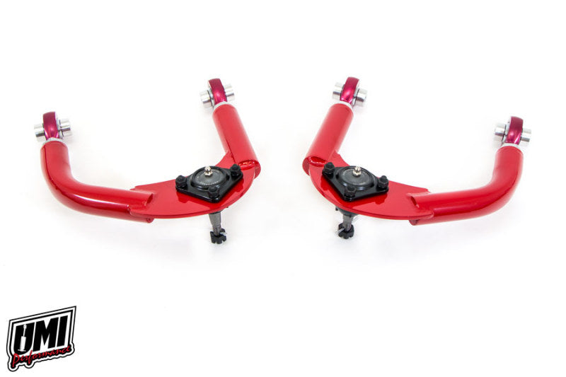 UMI Performance 93-02 GM F-Body Upper A-Arm Adj. Drag CrMo - Red 2316-R