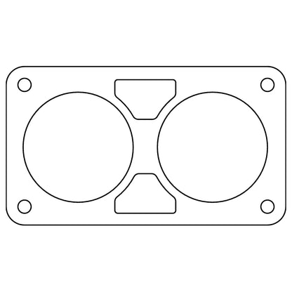 Cometic Gasket Cometic Chrysler Gen 3 6.1L 80mm Throttle Body Gasket .020in Fiber C15079 C15079 Photo - Primary