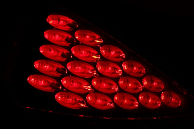 Anzo 2003-2005 Nissan 350Z LED Tail lights Smoke 321254 Photo - Mounted
