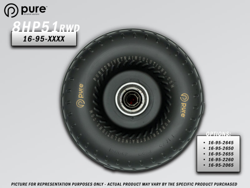 Pure Drivetrain Solutions PDS Billet Race Torque Converter Drivetrain Torque Converters main image