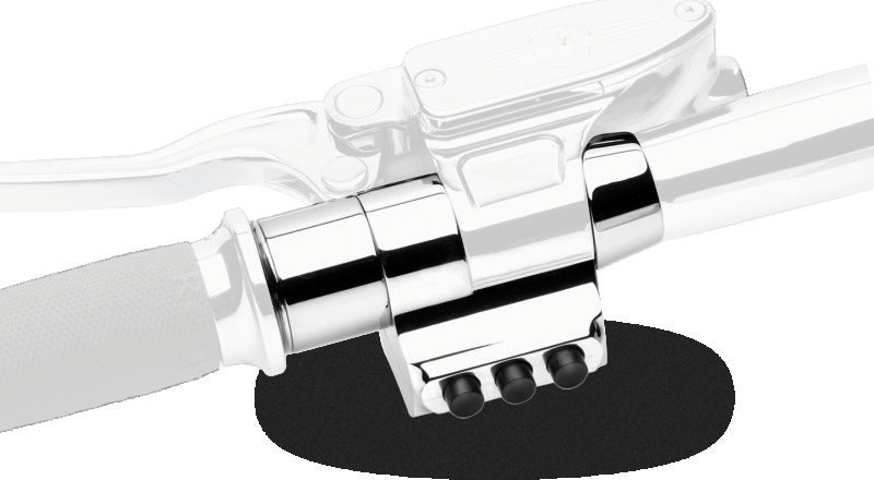 Performance Machine Switch Assy 3 Button Left Sd - Chrome 0062-2033-CH 0062-2033-CH Photo - Primary