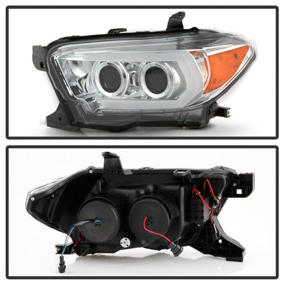Spyder Signature Toyota Tacoma 16-18 (SR5 Model) Projector Headlights- Chrome (PRO-YD-TT16-LB-C) 5085825 5085825 Photo - Unmounted