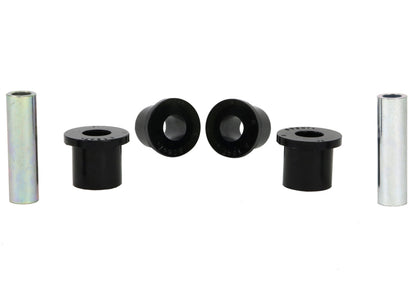 Whiteline Plus 97-05 Nissan Frontier D22 2WD Rear Spring Eye and Shackle Bushing W71647 W71647 Photo - out of package