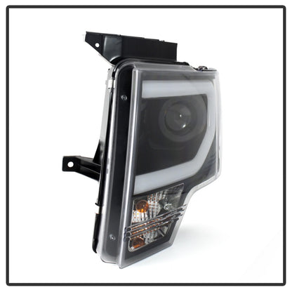 Spyder Ford F150 13-14 Projector Fctry Xenon Model- Light Bar DRL Blk PRO-YD-FF15013-LBDRL-HID-BK 5077646 5077646 Photo - Unmounted