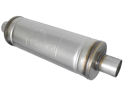 aFe MACH Force-Xp 409 Stainless Steel Muffler 2.5in Center/Center 49M00021 Photo - Primary