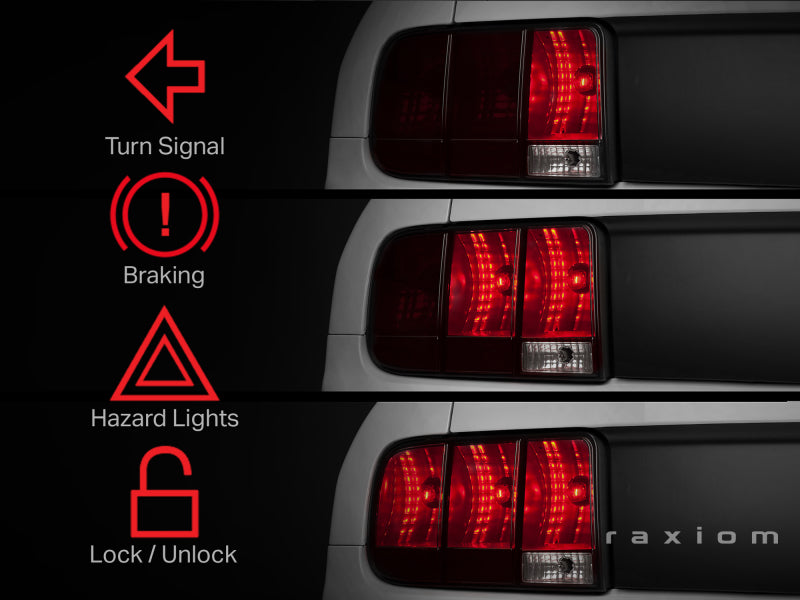 Raxiom 05-09 Ford Mustang Sequential Tail Light Kit (Plug-and-Play) 11044 11044 Photo - Close Up