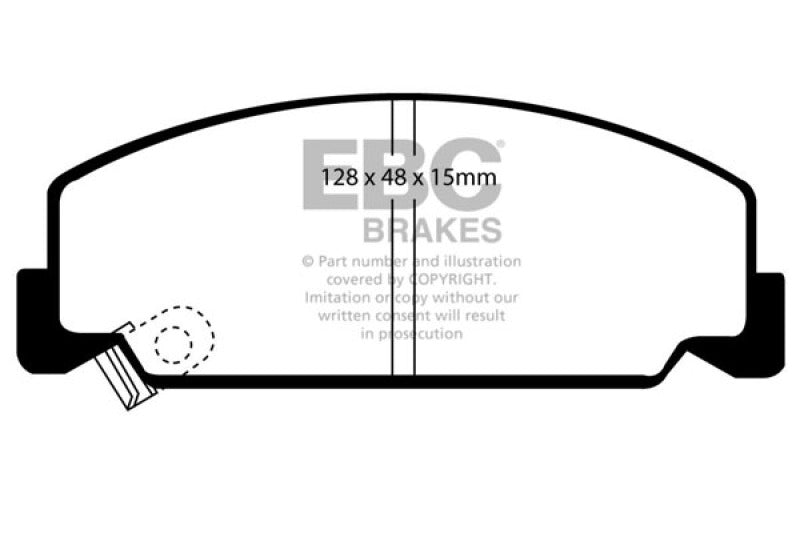 EBC Disc Brake Pad Set DP3911C Photo - Primary