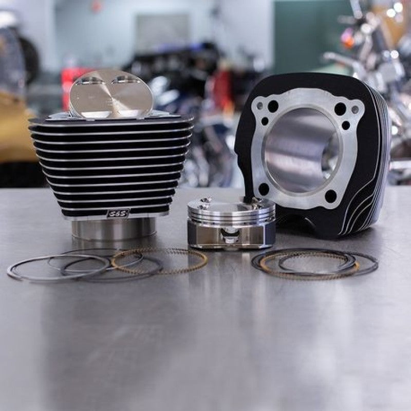 S&S Cycle 124in Big Bore Kit M8 - Black 910-0625 910-0625 User 1