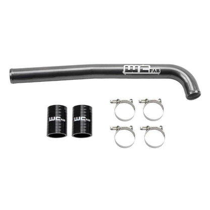 Wehrli 19-22 Chevrolet 6.7L Cummins High Output Upper Coolant Pipe - WCFab Grey WCF100251-GRY WCF100251-GRY Photo - Primary