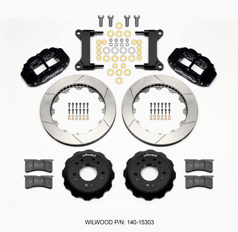 Wilwood Narrow Superlite 6R Front Hat Kit 13.06 63-87 C10 w/ Wilwood Pro Spindles 140-15303 140-15303 Photo - Primary