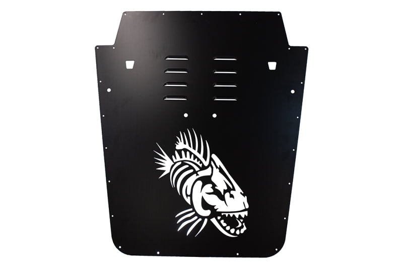 Fishbone Offroad 13-18 Jeep Wrangler JK Hood Louver - Black FB31134