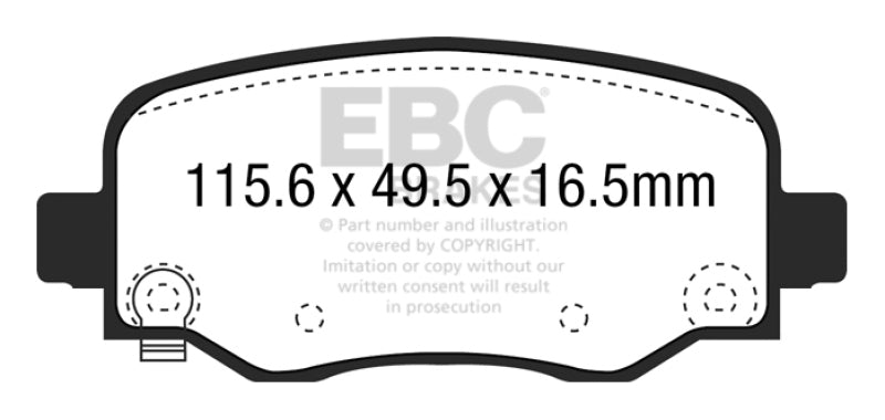 EBC Disc Brake Pad Set DP63031 Photo - Primary