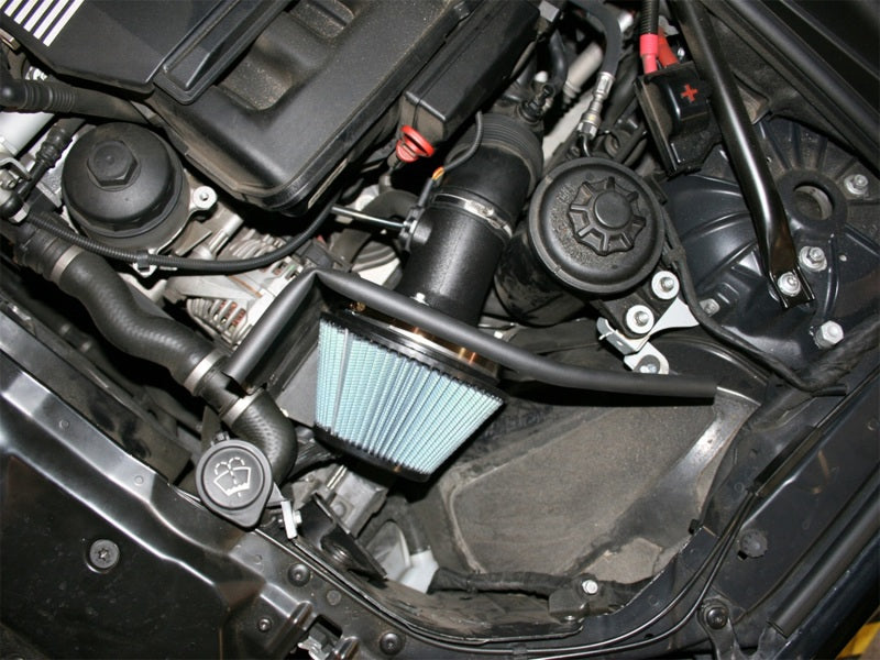 aFe Stage 2 Cold Air Intake BMW 530I All 2004-2005 54-11572 Photo - Mounted