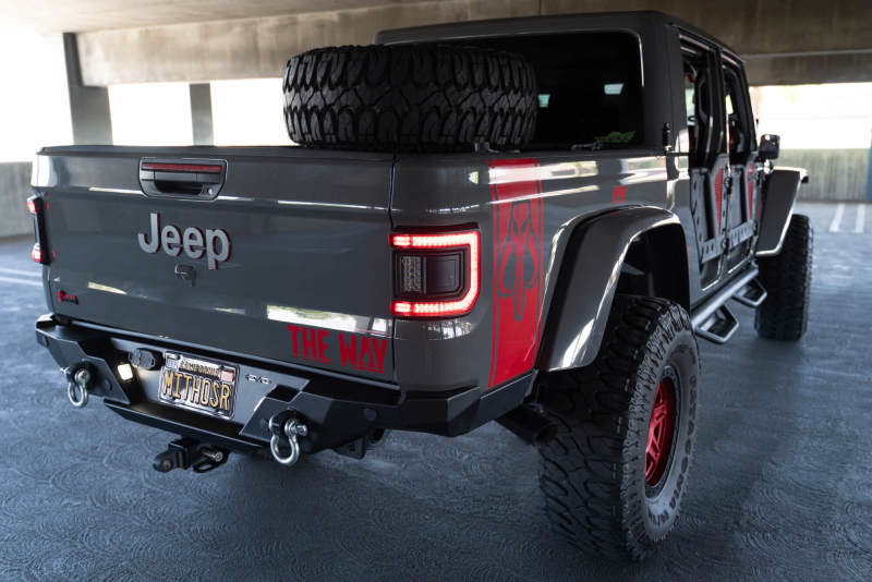 DV8 Offroad 20-23 Jeep Gladiator JT FS-15 Series Rear Bumper RBGL-11 RBGL-11 Photo - Unmounted
