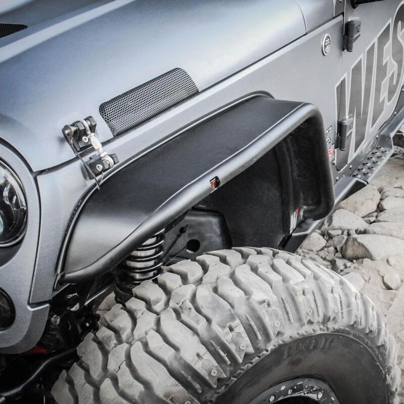 Westin Tube Fenders-Front 62-1005 Photo - Mounted