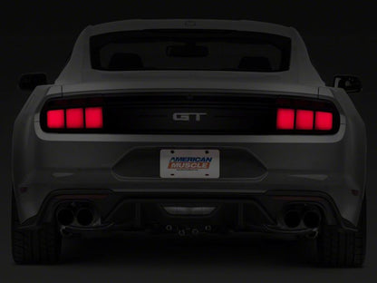 Raxiom 15-23 Ford Mustang Profile LED Tail Lights Gloss Blk Housing- Red Lens 402182 402182 Photo - Close Up