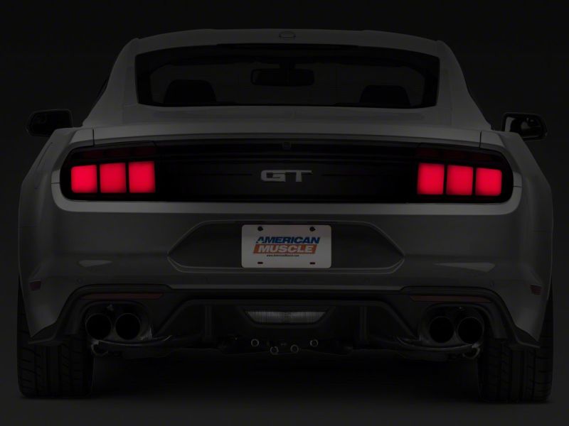 Raxiom 15-23 Ford Mustang Profile LED Tail Lights Gloss Blk Housing- Red Lens 402182 402182 Photo - Close Up