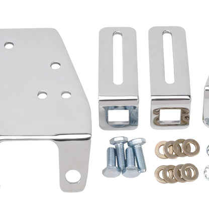 Edelbrock Chrome Chevy Thro Brkt 8030 Photo - Primary