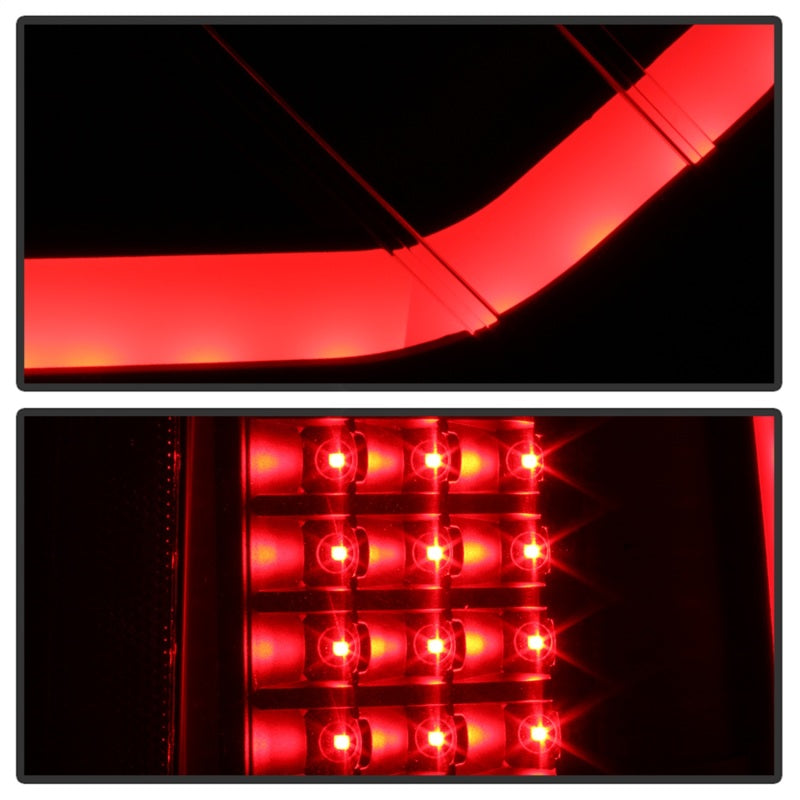 SPYDER xTune 09-14 Ford F-150 Light Bar LED Tail Lights - Black (ALT-JH-FF15009-LBLED-BK) 9042188 9042188 Photo - Unmounted