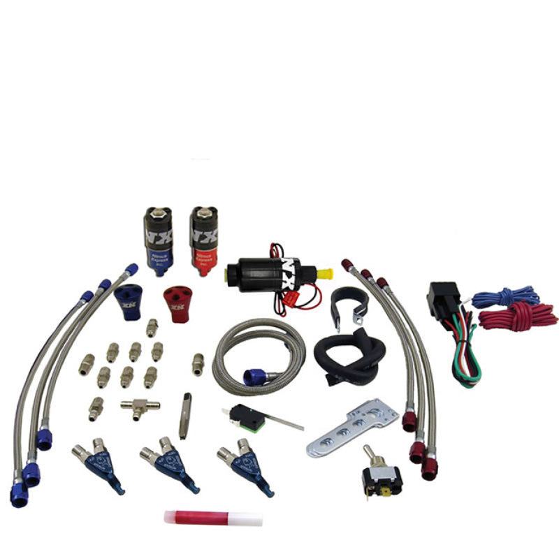 Nitrous Express Three Cyl Piranha Nitrous Kit w/o Bottle 60033-00P 60033-00P Photo - Primary